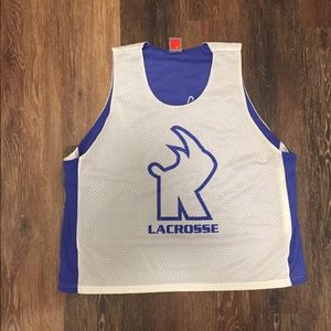 Nike Royal Blue & White Rhino Lacrosse Jersey
